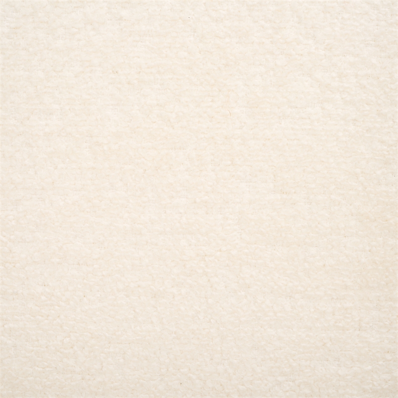 Safavieh Katemarie Metal and Wood Boucle Arm Chair in Ivory / Natural