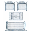 Safavieh Sophie Iron 4 Piece Set  in Blue