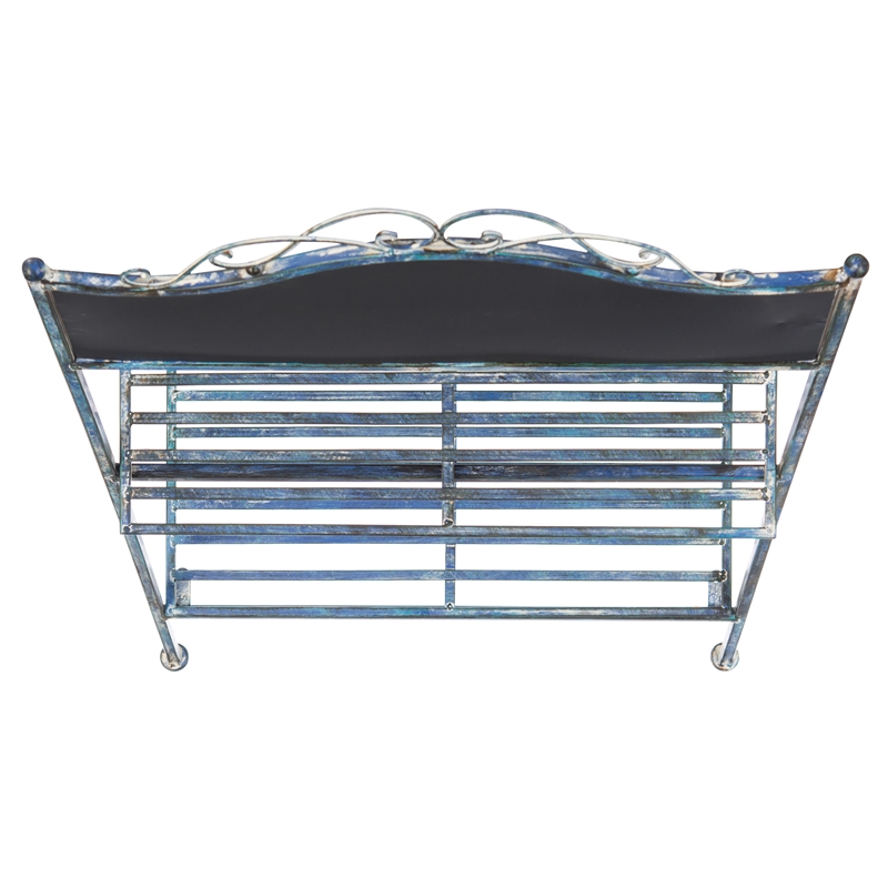 Safavieh Natum Iron Plant Stand  in Blue