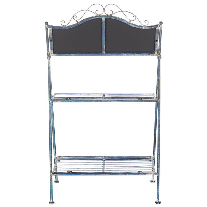 Safavieh Natum Iron Plant Stand  in Blue