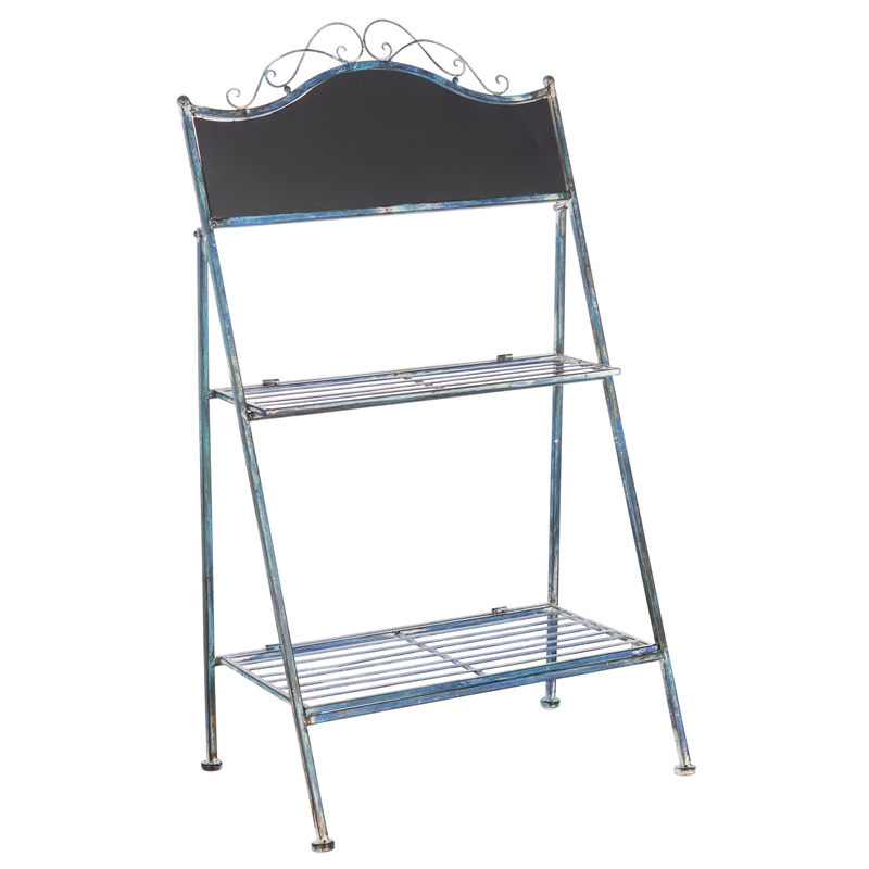Safavieh Natum Iron Plant Stand  in Blue