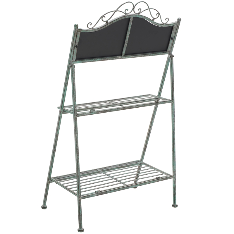 Safavieh Natum Iron Plant Stand in Green