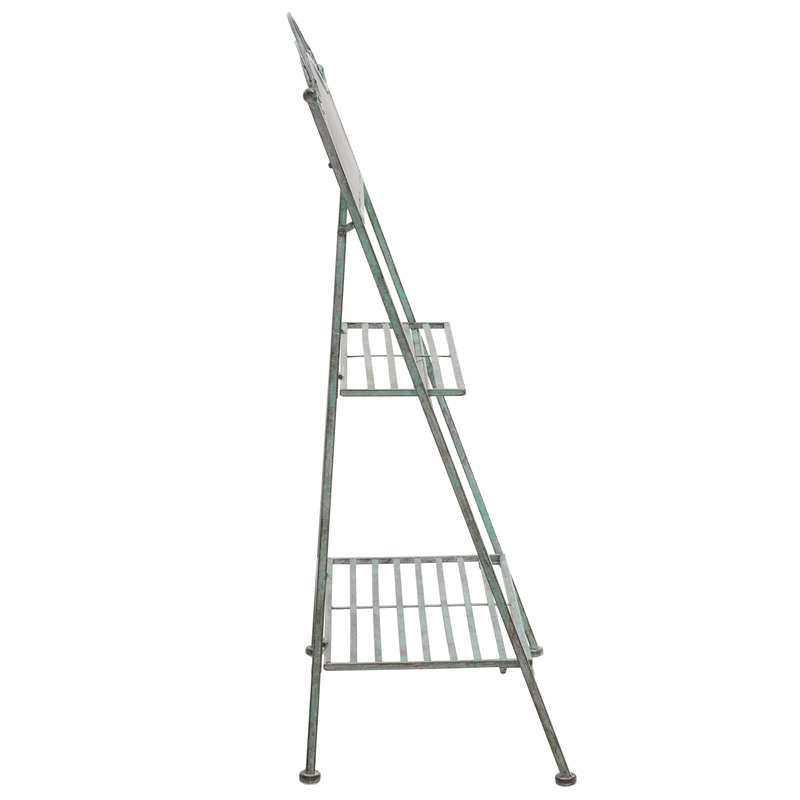 Safavieh Natum Iron Plant Stand in Green