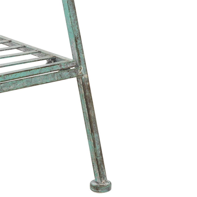 Safavieh Natum Iron Plant Stand in Green