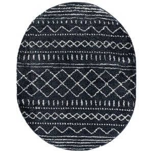 Safavieh Arizona Shag 6'-0&quot x 8'-0&quotPolypropylenePowerLoomedRuginSlate/Blue/Ivory