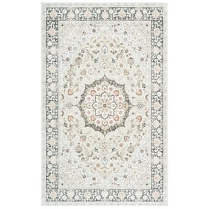 Safavieh Arizona 3'-0&quot x 5'-0&quot Polyester Power Loomed Rug in Sage / Ivory