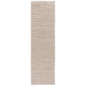 Safavieh Everett Shag 2'-3&quot x 8'-0&quot Polypropylene Power Loomed Rug in Ivory