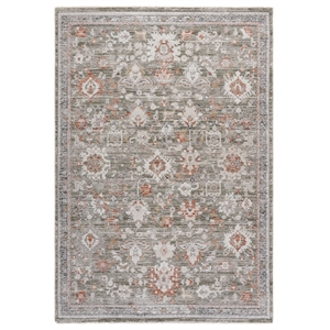 Safavieh Grove 5'-3&quot x 7'-6&quot Polypropylene Power Loomed Rug in Green / Gray