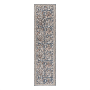 Safavieh Grove 2'-2&quot x 8'-0&quot Polypropylene Power Loomed Rug in Blue / Ivory