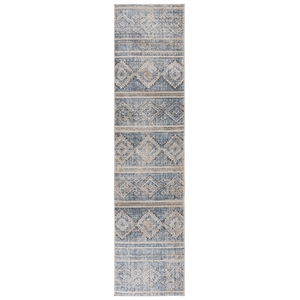 Safavieh Grove 2'-2&quot x 8'-0&quot Polypropylene Power Loomed Rug in Blue / Ivory