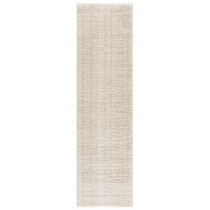 Safavieh Everett Shag 2'-3&quot x 8'-0&quot Polypropylene Power Loomed Rug inIvory/Beige