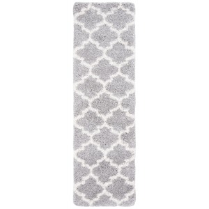 Safavieh Fontana Shag  800 2'-3&quot x 6'-0&quot PolypropylenePowerLoomedRuginGray/Cream