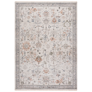 Safavieh Grove 5'-3&quot x 7'-6&quot Polypropylene Power Loomed Rug in Ivory / Rust/Blue