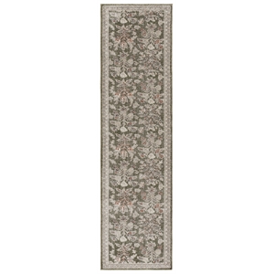 Safavieh Grove 2'-2&quot x 8'-0&quot Polypropylene Power Loomed Rug in Green / Ivory