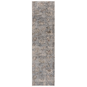 Safavieh Grove 2'-2&quot x 8'-0&quot Polypropylene Power Loomed Rug in Blue / Ivory