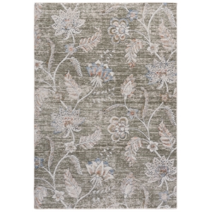 Safavieh Grove 5'-3&quot x 7'-6&quot Polypropylene Power Loomed Rug in Green / Ivory