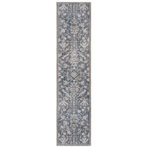 Safavieh Grove 2'-2&quot x 8'-0&quot Polypropylene Power Loomed Rug in Blue / Ivory