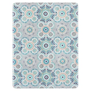 Safavieh Kitchen Mat 500 1'-6&quot x 2'-0&quot  Power Loomed Rug in Gray/ Blue