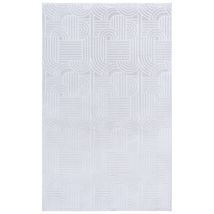 Safavieh Loft 600 3'-0&quot x 5'-0&quot Polyester Power Loomed Rug in Gray