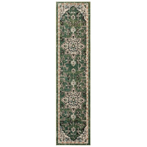 Safavieh Madison 2'-0&quot x 8'-0&quot Polypropylene Power Loomed Rug in Sage / Blue