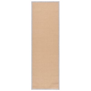 Safavieh Natural Fiber 2'-6&quot x 8'-0&quot Jute Power Loomed Rug in Natural / Brown