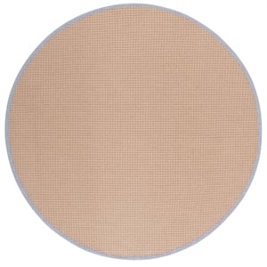 Safavieh Natural Fiber 6'-0&quot x 6'-0&quot Jute Power Loomed Rug in Natural / Brown