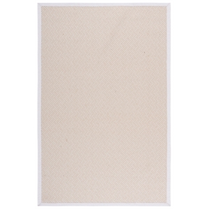 Safavieh Natural Fiber 3'-0&quot x 5'-0&quot Polypropylene PowerLoomedRuginNatural/Ivory