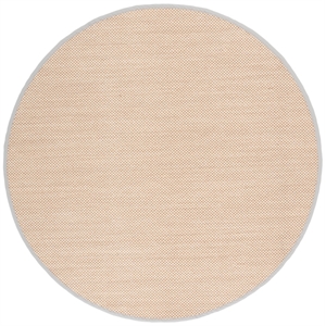Safavieh Natural Fiber 6'-0&quot x 6'-0&quot Power Loomed Rug in Natural / Beige