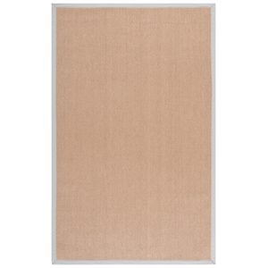 Safavieh Natural Fiber 4'-0&quot x 6'-0&quot Jute Power Loomed Rug in Natural / Beige