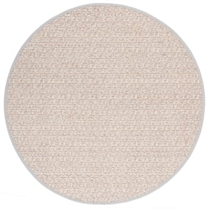 Safavieh Natural Fiber 6'-0&quot x 6'-0&quot Power Loomed Rug in Ivory / Beige