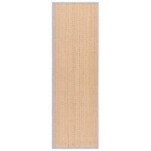 Safavieh Natural Fiber 2'-6&quot x 8'-0&quot Jute Power Loomed Rug in Natural / Brown