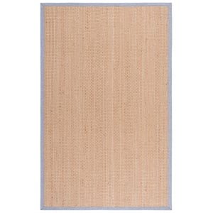 Safavieh Natural Fiber 4'-0&quot x 6'-0&quot Jute Power Loomed Rug in Natural / Brown