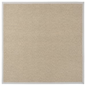 Safavieh NapaFauxSisal 100 6'-0&quotx6'-0&quotPolypropylenePowerLoomedRuginNatural/Ivory