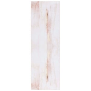 Safavieh Tacoma 2'-6&quot x 10'-0&quot Polyester Power Loomed Rug in Beige / Gold