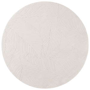 Safavieh Versailles 6'-0&quot x 6'-0&quot Polyester Power Loomed Rug in Ivory