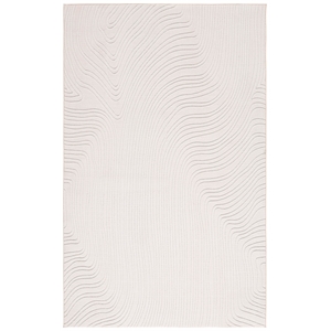 Safavieh Versailles 4'-0&quot x 6'-0&quot Polyester Power Loomed Rug in Ivory