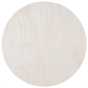 Safavieh Versailles 6'-0&quot x 6'-0&quot Polyester Power Loomed Rug in Ivory