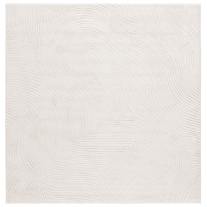 Safavieh Versailles 6'-0&quot x 6'-0&quot Polyester Power Loomed Rug in Ivory