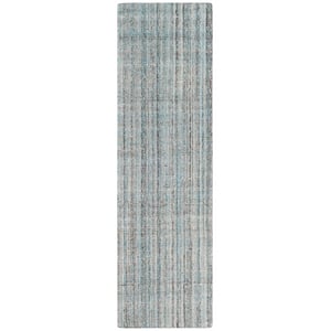 Safavieh Abstract 2'-3&quot x 8'-0&quot Polyester Hand Tufted Rug in Blue/Multi-Color