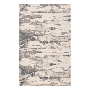 Safavieh Abstract 5'-0&quot x 8'-0&quot Wool Hand Tufted Rug in Charcoal / Ivory