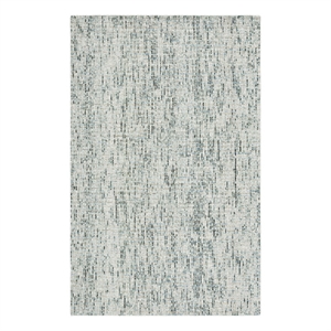 Safavieh Abstract 5'-0&quot x 8'-0&quot Wool Hand Tufted Rug in Green / Ivory