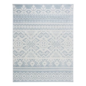 Safavieh Adirondack 8'-0&quot x 10'-0&quot Jute Power Loomed Rug in Slate/Ivory