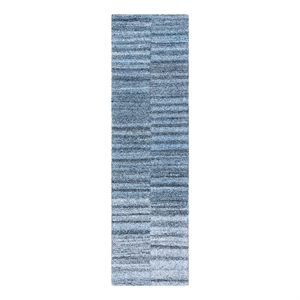 Safavieh Abstract 2'-3&quot x 8'-0&quot Wool Hand Tufted Rug in Gray / Charcoal