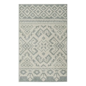 Safavieh Adirondack2'-6&quotx4'-0&quotJute and Polyester Power Loomed Rug in Slate/Ivory