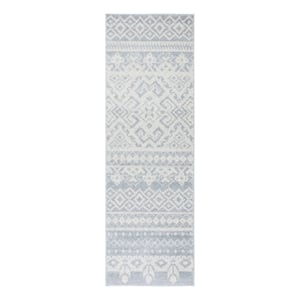 Safavieh Adirondack2'-6&quotx8'-0&quotJute and Polyester Power Loomed Rug in Slate/Ivory