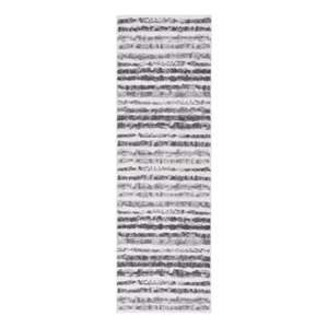 Safavieh Adirondack 2'-6&quot x 12'-0&quot Jute Power Loomed Rug in Ivory / Charcoal