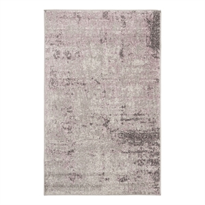 Safavieh Adirondack 3'-0&quot x 5'-0&quot Jute Power Loomed Rug in Light Gray/ Purple