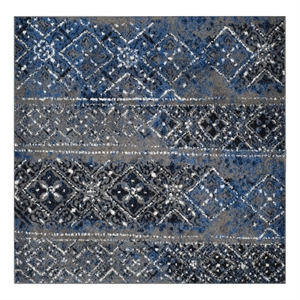 Safavieh Adirondack 4'-0&quot x 4'-0&quot Jute Power Loomed Rug in Silver/Multi-Color