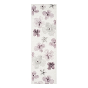 Safavieh Adirondack 2'-6&quot x 6'-0&quot Jute Power Loomed Rug in Ivory/Purple