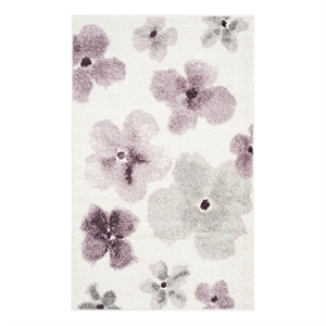 Safavieh Adirondack 3'-0&quot x 5'-0&quot Jute Power Loomed Rug in Ivory/Purple